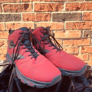 Joomra Men's Stylish Sneakers High Top Red